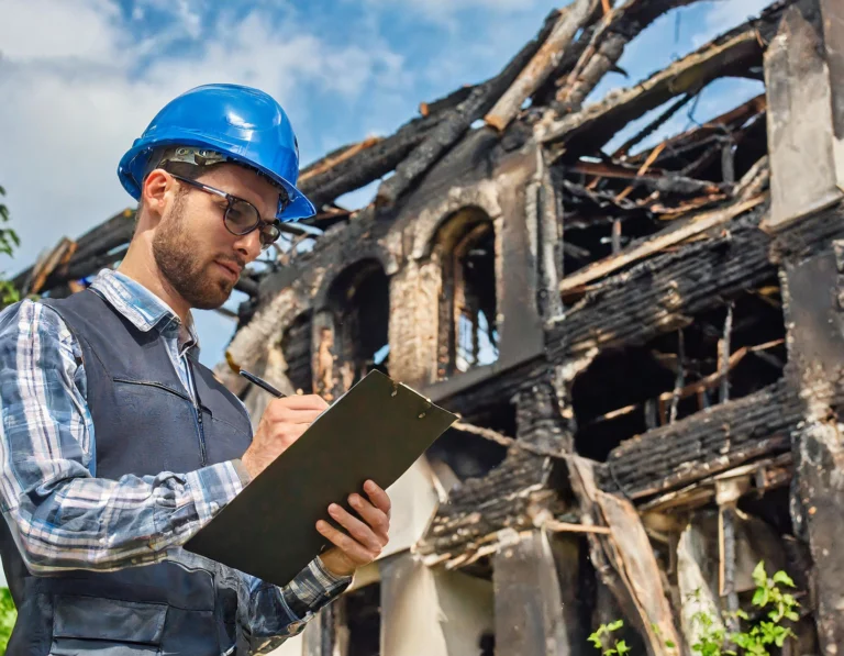 Ekspertyza spalonego budynku - Ocena stanu technicznego - Wycena szkody po pożarze