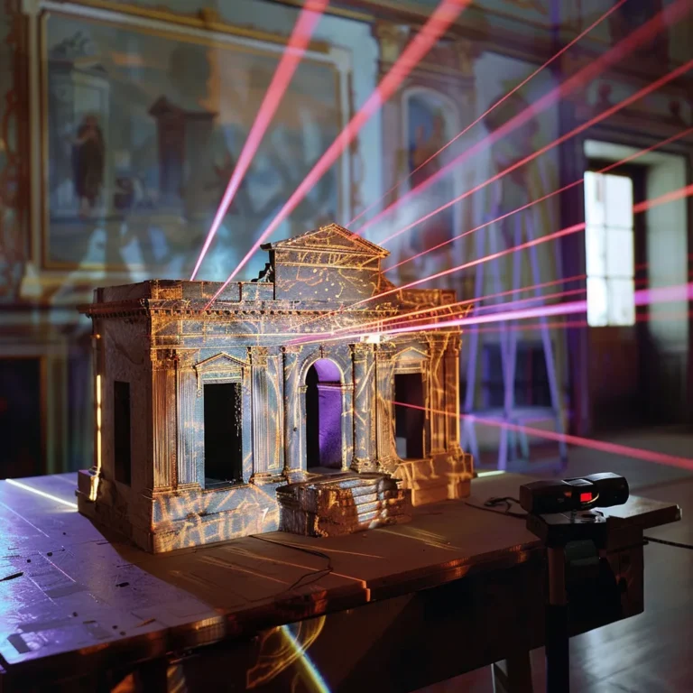 Inwentaryzacja obiektów zabytkowych z wykorzystaniem skanerów laserowych 3D – zaawansowana technologia pozwalająca na precyzyjne odwzorowanie i dokumentowanie architektury historycznej, zapewniając dokładność i zachowanie dziedzictwa kulturowego na przyszłość.